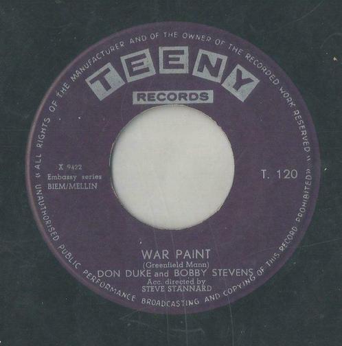Don Duke & Bobby Stevens – War paint / Bobby Stevens – Blue, Cd's en Dvd's, Vinyl | Overige Vinyl, Ophalen of Verzenden