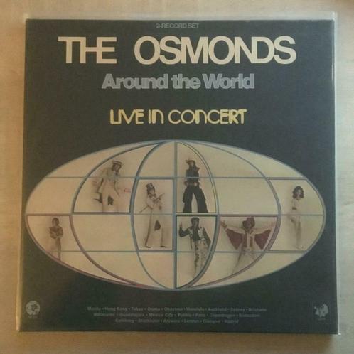 2LP The Osmonds - Around The World (Live In Concert) VG+, Cd's en Dvd's, Vinyl | Pop, 1960 tot 1980, 12 inch, Verzenden