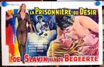 Filmposter La prisonnière du désir / Slavin van de begeerte, Rechthoekig Liggend, Gebruikt, Ophalen of Verzenden, A1 t/m A3