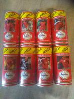 8 verzamelblikken Jupiler 1 liter - rode duivels - 1998, Collections, Enlèvement ou Envoi