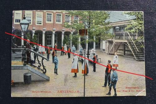 Postkaart 13/3/1914 Burger Weeshuis Amsterdam Nederland, Collections, Cartes postales | Pays-Bas, Affranchie, Hollande du Nord/ Hollande Septentrionale