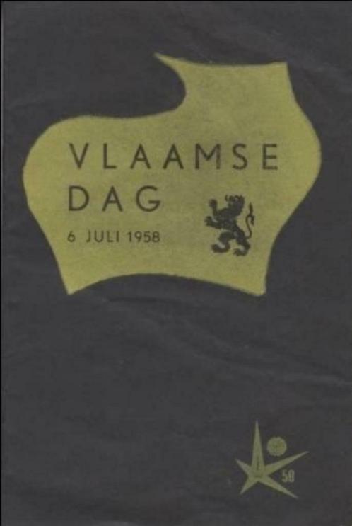 Vlaamse dag op de Wereldtentoonstelling, 6 juli 1958, Livres, Politique & Société, Utilisé, Société, Enlèvement ou Envoi