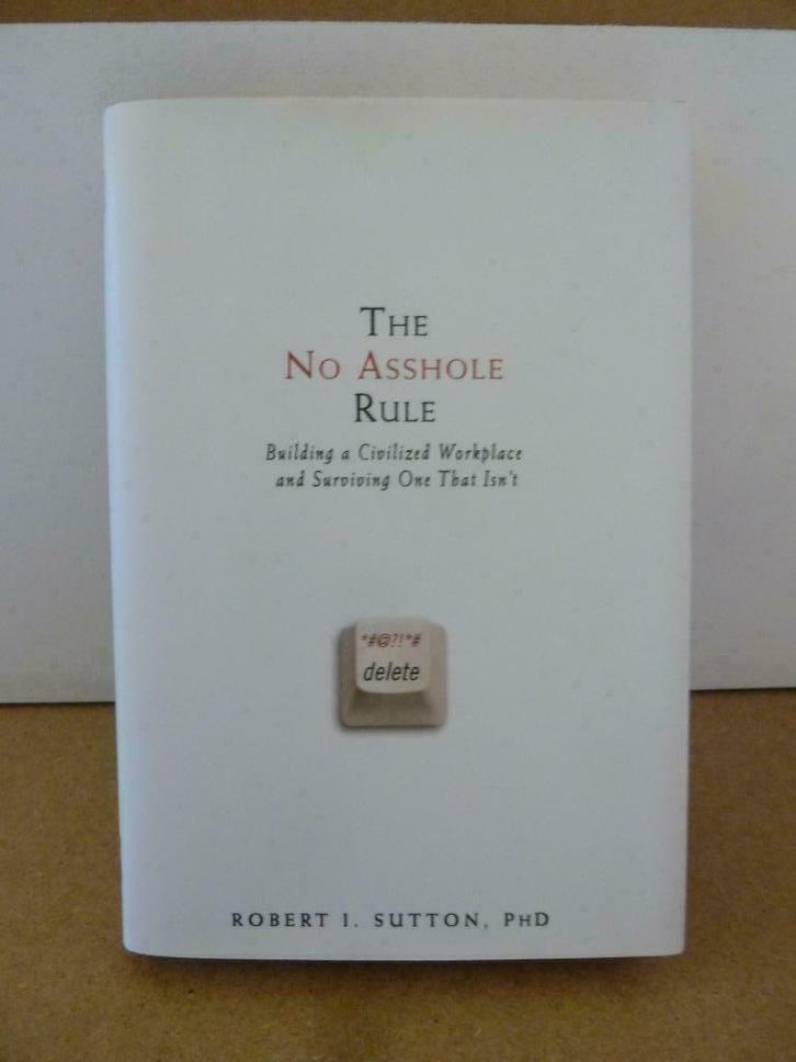 The No Asshole Rule, Boeken, Advies, Hulp en Training, Zo goed als nieuw, Ophalen of Verzenden