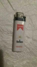 Aansteker Briquet Atomic Serie Marlboro Blanc vide jetable, Utilisé, Enlèvement ou Envoi