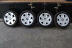 115_  BMW velgen + wieldeksels +RUNFLAT goodyear set, Ophalen, Gebruikt, 16 inch, Band(en)