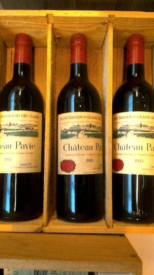 bouteille de vin 1983 chateau pavie par pièce ref12106225, Collections, Vins, Utilisé, Vin rouge, France, Pleine, Enlèvement ou Envoi