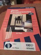 transparents A4 Rank Xerox Laser/Copier 3R96002 type C, Zakelijke goederen, Nieuw zonder verpakking, Ophalen