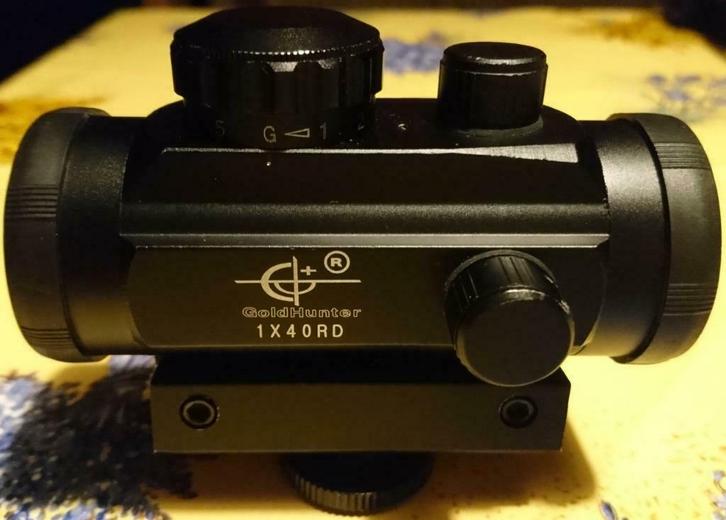 GoldHunter scope 1x40RD met flitsschoenadapter DSLR, TV, Hi-fi & Vidéo, TV, Hi-fi & Vidéo Autre, Comme neuf, Enlèvement