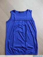 Talking French - Blauw topje met pailletjes. Maat S. Nieuw!, Vêtements | Femmes, T-shirts, Talking French, Taille 36 (S), Bleu