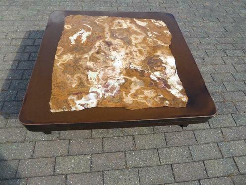 TABLE ÉPOXY ETIENNE ALLEMEERSCH DESIGN VINTAGE, Verzamelen, Retro, Huis en Inrichting, Ophalen
