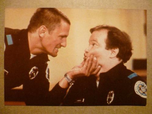 Police Academie 1, Donovan Scott, persfoto 1984, Verzamelen, Film en Tv, Gebruikt, Film, Foto of Kaart, Verzenden