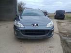 Peugeot 407 SW / TOIT PANORAMA / FULL OP / GOEDE STAAT, Parkeersensor, Zwart, Blauw, Bedrijf