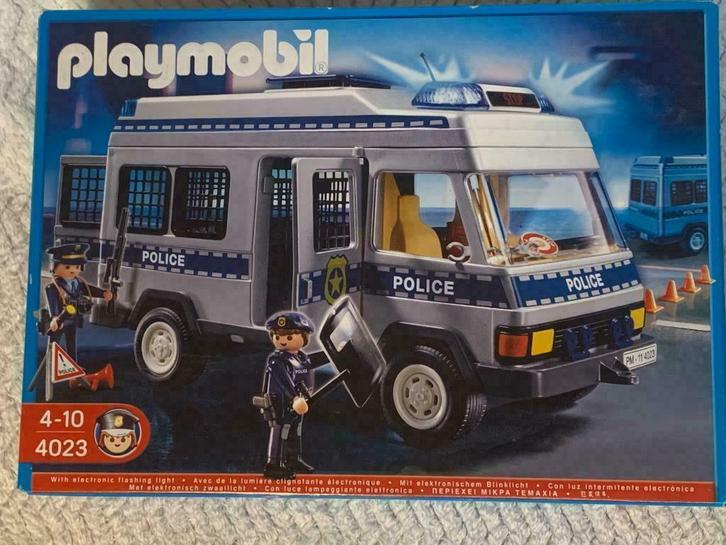 playmobil set 4023. poitiewagen., Kinderen en Baby's, Speelgoed | Playmobil, Zo goed als nieuw, Complete set, Ophalen of Verzenden