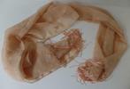Goudkleurige stola/sjaal - organza stof met borduurwerk, Kleding | Dames, Mutsen, Sjaals en Handschoenen, Ophalen of Verzenden