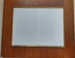 Brede houten lijst, gouden inzet lijst *  cm 58x48, Ophalen, Gebruikt, Minder dan 50 cm, 50 tot 75 cm