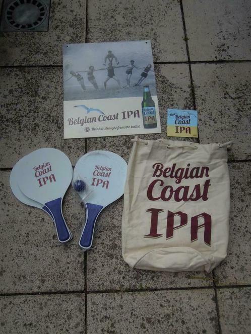 verzamelaar St Feuillien  Belgian coast IPA, Collections, Marques de bière, Comme neuf, Panneau, Plaque ou Plaquette publicitaire