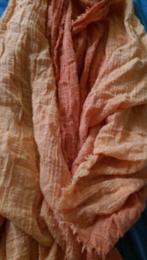 x Sjaal met verschillende tinten oranje – Zara