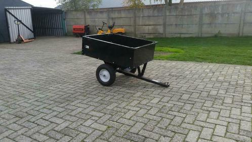 NIEUW AANHANGWAGEN ZITMAAIER (225 KG), Jardin & Terrasse, Tondeuses autoportées, Neuf, 90 à 120 cm, Sac de ramassage, Bac de ramassage