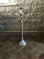 Candélabre Grand chandelier 70 CM de haut, Maison & Meubles, Gris, Comme neuf, Enlèvement, Métal