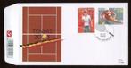 FDC Justine Henin & Kim Clijsters 2003 (Tennis), Timbres & Monnaies, Timbres | Europe | Belgique, Neuf, Enlèvement ou Envoi, Oblitération 1er jour