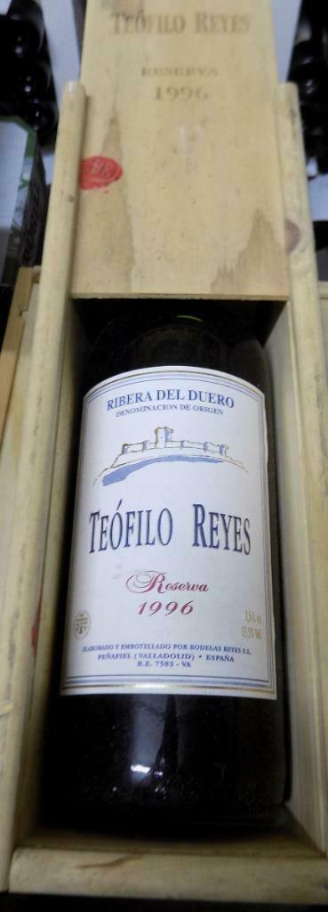 TEOFILIO REYES RESERVA - RIBEIRA DEL DUERO 1996, Collections, Vins, Neuf, Vin rouge, Espagne, Enlèvement