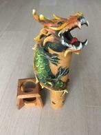 Rokende  wierookhouder drakenfiguur, Ophalen of Verzenden, Zo goed als nieuw