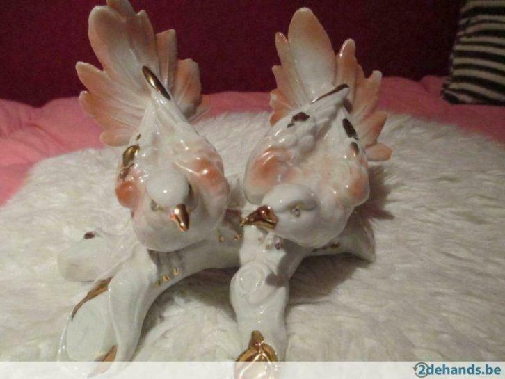 porseleinen vogeltjes, Huis en Inrichting, Woonaccessoires | Overige, Gebruikt, Ophalen of Verzenden