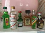 6 Miniflesjes van alcoholische dranken ongeopend, Verzamelen, Ophalen of Verzenden, Nieuw