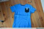 T-shirt bleu clair taille 158/164, Comme neuf, Chemise ou À manches longues, Garçon, Enlèvement ou Envoi