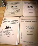 Anciens horaires SNCF  Paris, Verzamelen, Verzenden, Zo goed als nieuw, Trein, Boek of Tijdschrift