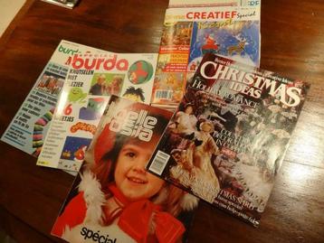 5 anciens revues - creation pour les fêtes de Noël, Livres, Enlèvement ou Envoi, Utilisé