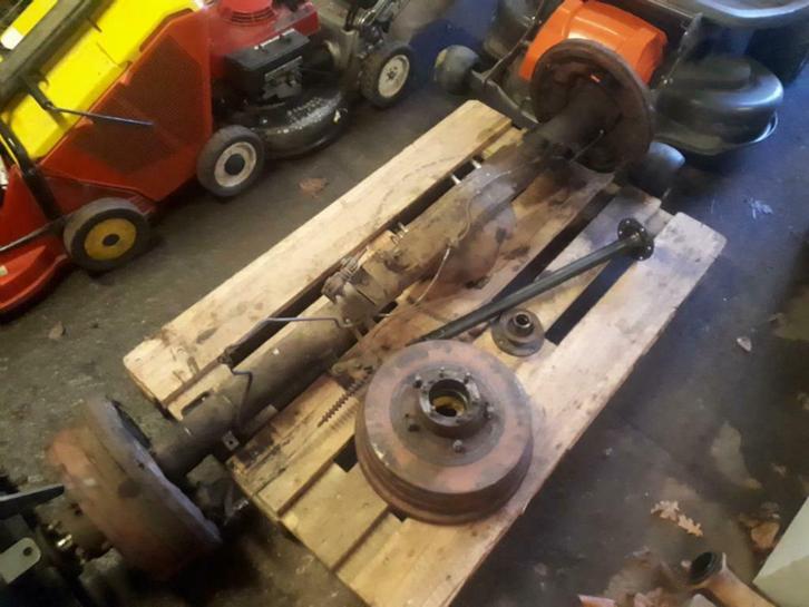 Achteras 9,5"  HZJ78 landcruiser GRJ76, VDJ79, HZJ78 steekas, Auto-onderdelen, Ophanging en Onderstel, Toyota, Gebruikt, Ophalen