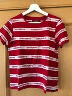 rode t-shirt superdry maat 38, Maat 38/40 (M), Zo goed als nieuw, Verzenden, Rood