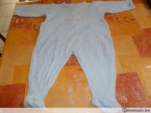 pyjama grenouillère bleu taille 1 an, Enfants & Bébés, Vêtements de bébé | Taille 50, Utilisé, Vêtements de nuit ou Sous-vêtements