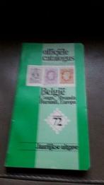 officiële catalogus van postzegels België 1972