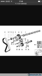 BMW serie 3 e21, serie e12 e28, poulie de courroie cranté, Nieuw, BMW