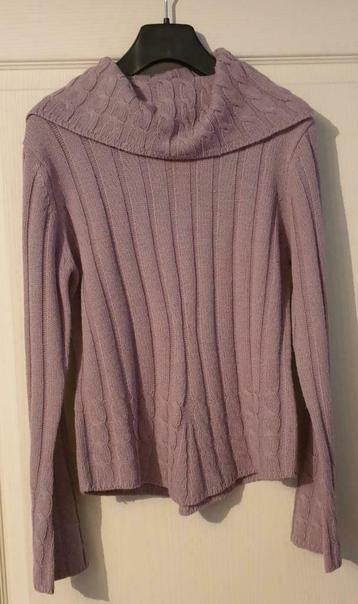 Pull col roulé lilas, Enlèvement ou Envoi, Porté, Taille 38/40 (M), Violet