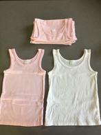 Pakket van 6 onderhemdjes: 5 roze en 1 wit maat 122/128, Meisje, Gebruikt, Ophalen of Verzenden