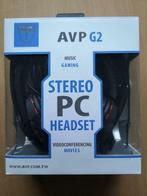 Stereo PC headset music gaming AVP G2 ~ Neuf, Enlèvement ou Envoi, Neuf