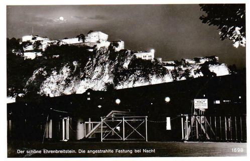 Postkaart EHRENBREITSTEIN., Verzamelen, Postkaarten | Buitenland, Gelopen, Duitsland, 1940 tot 1960, Ophalen of Verzenden