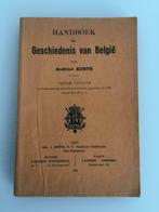Godfried Kurth Handboek der Geschiedenis van België 1934, Antiek en Kunst, Ophalen of Verzenden, Kurth Godfried