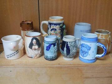 Bierpotten voor verzamelaars beschikbaar voor biedingen