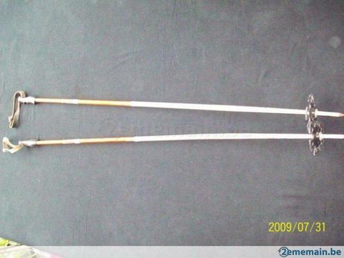 2 paires de batons de ski 124cm, Sports & Fitness, Ski & Ski de fond, Utilisé, Bâtons