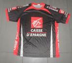 fiets t-shirt caisse d'epargne maat large, Ophalen of Verzenden, Gebruikt, L, Bovenkleding