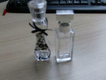 Lege miniatuur parfum flesjes eternity en christina aquilera, Verzamelen, Ophalen of Verzenden, Gebruikt, Miniatuur