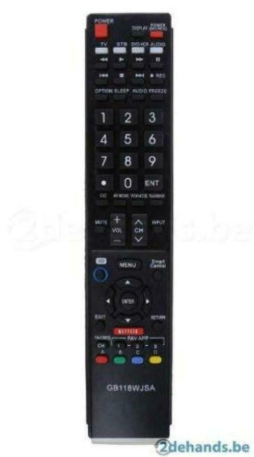 ② Télécommande Sharp pour Smart TV modèle GB118WJSA