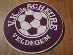 oude sticker veldegem vk de scheure voetbalclub, Verzenden, Nieuw
