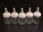 5 petites bouteilles de bouillie en verre - pour jouer avec, Enfants & Bébés, Autres types, Utilisé, Enlèvement ou Envoi