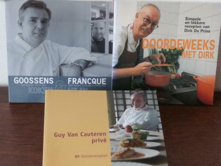 Kookboeken : Goossens/Van Cauteren/Dirk DE Prins, Boeken, Kookboeken, Nieuw, Voorgerechten en Soepen, Hoofdgerechten, Taart, Gebak en Desserts