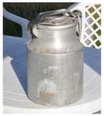 bidon a lait en aluminum, Antiquités & Art, Enlèvement